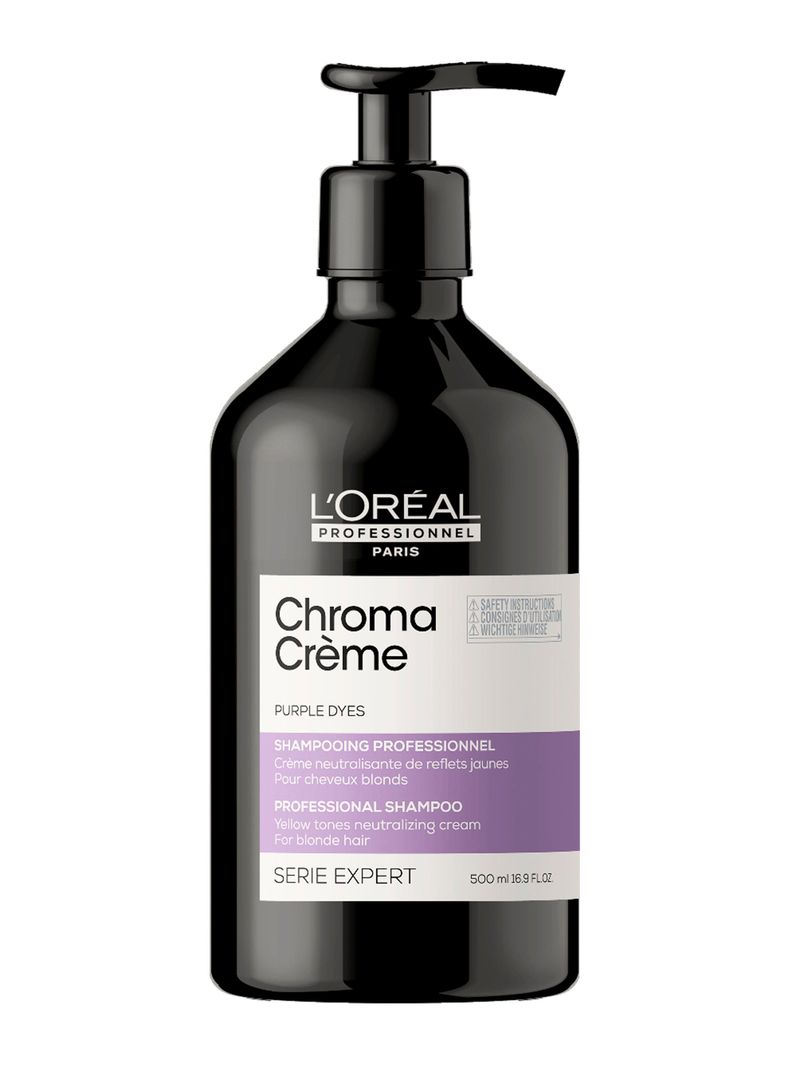 Shampoo Matizador Violeta Chroma Crème Serie Expert 500 ml-0