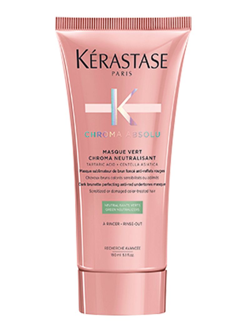 Máscara Matizadora Cabello con Color Masque Vert Neutralisant Chroma Absolu 150ml-0
