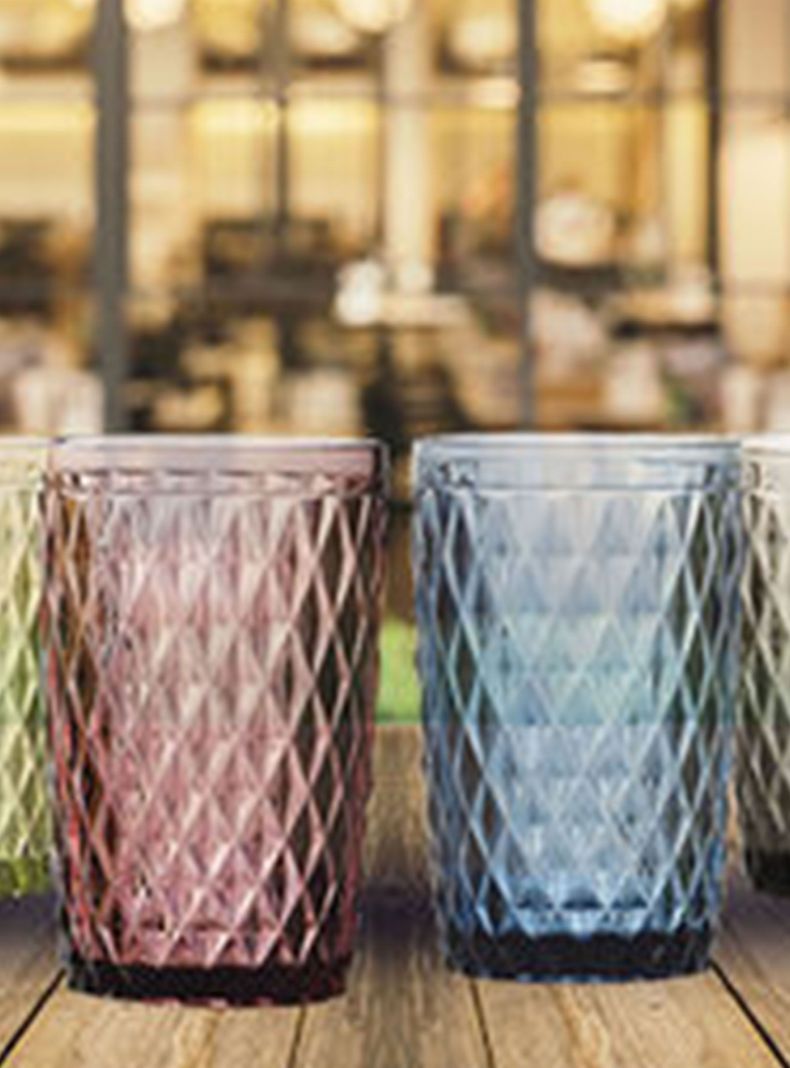 Set 4 Vasos Color Murano-1