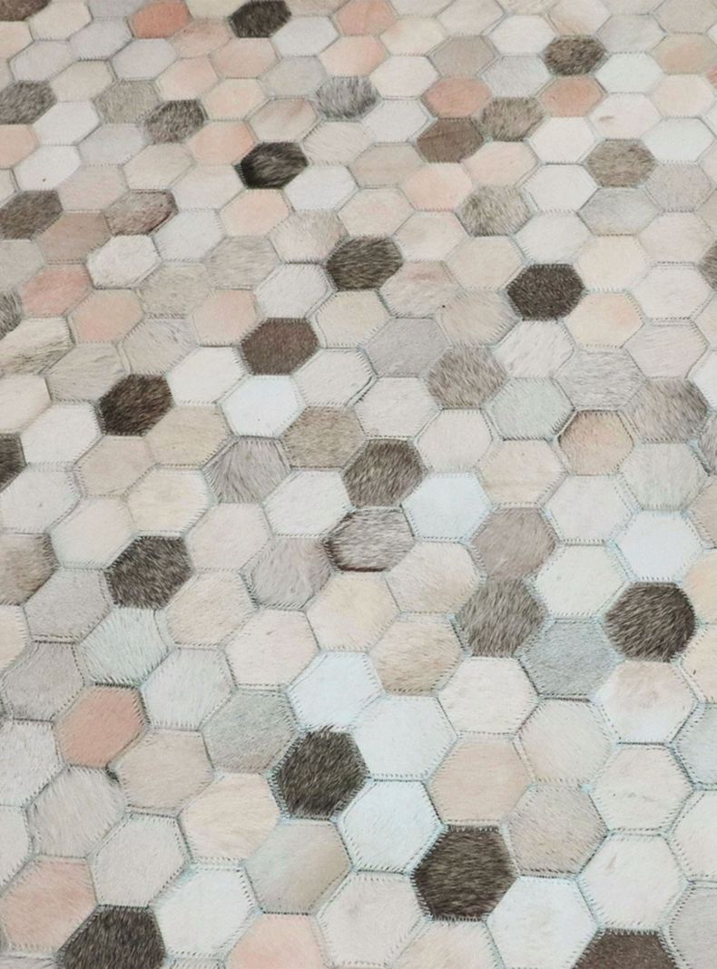 Alfombra Cuero Patch 190x290 cm-1