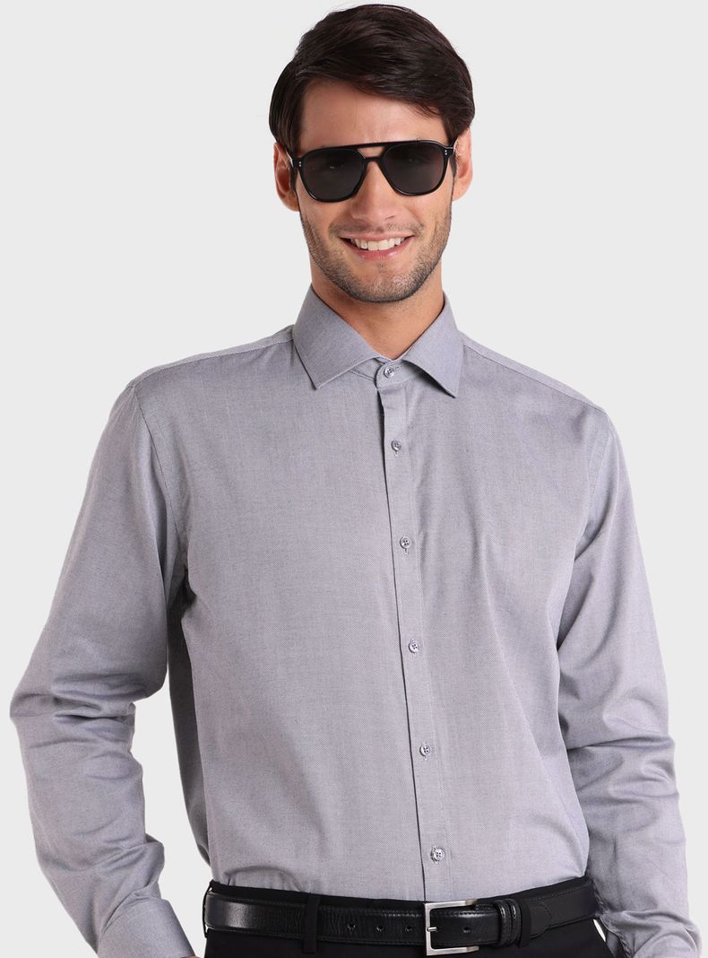 Camisa Tailored Formal Liso 1 Pieza-0