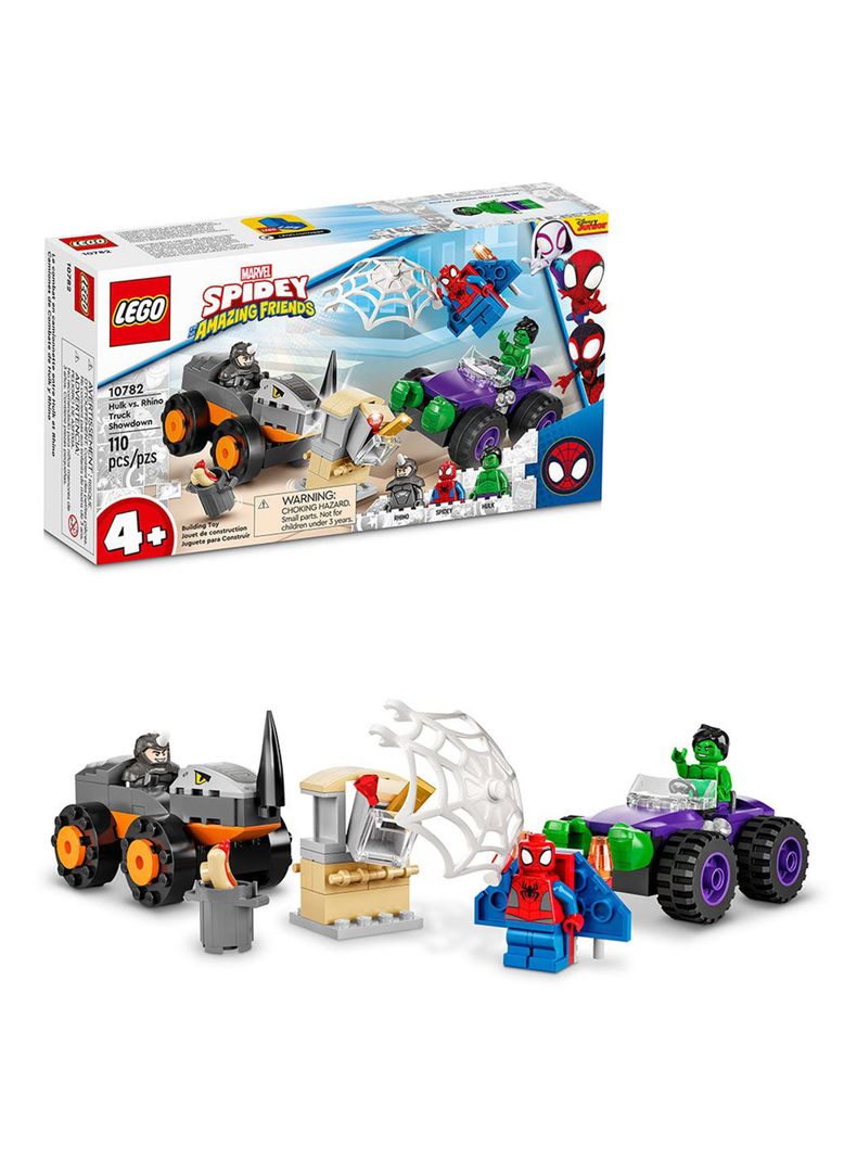 Armable Spidey Camiones Combate de Hulk y Rhino-2