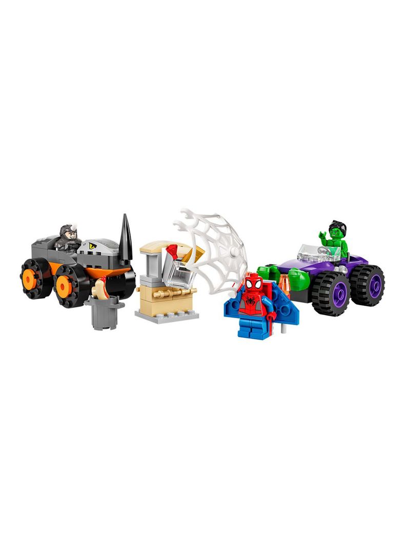 Armable Spidey Camiones Combate de Hulk y Rhino-0