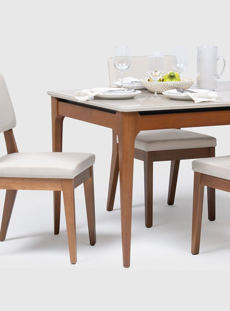 Comedor Addar + 4 Sillas Ella-1