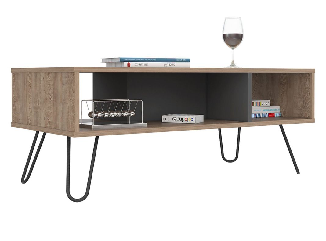 Mesa TuHome de Centro Vassel Miel Plomo TuHome-0