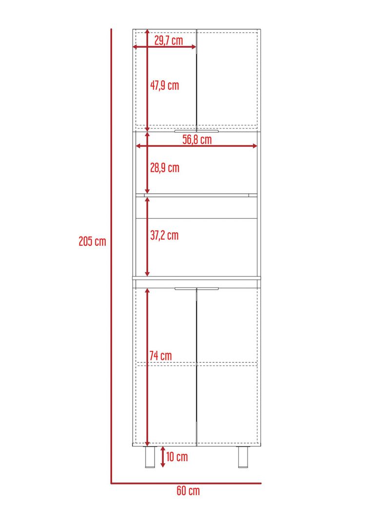 Mueble Microondas Fendi TuHome-1