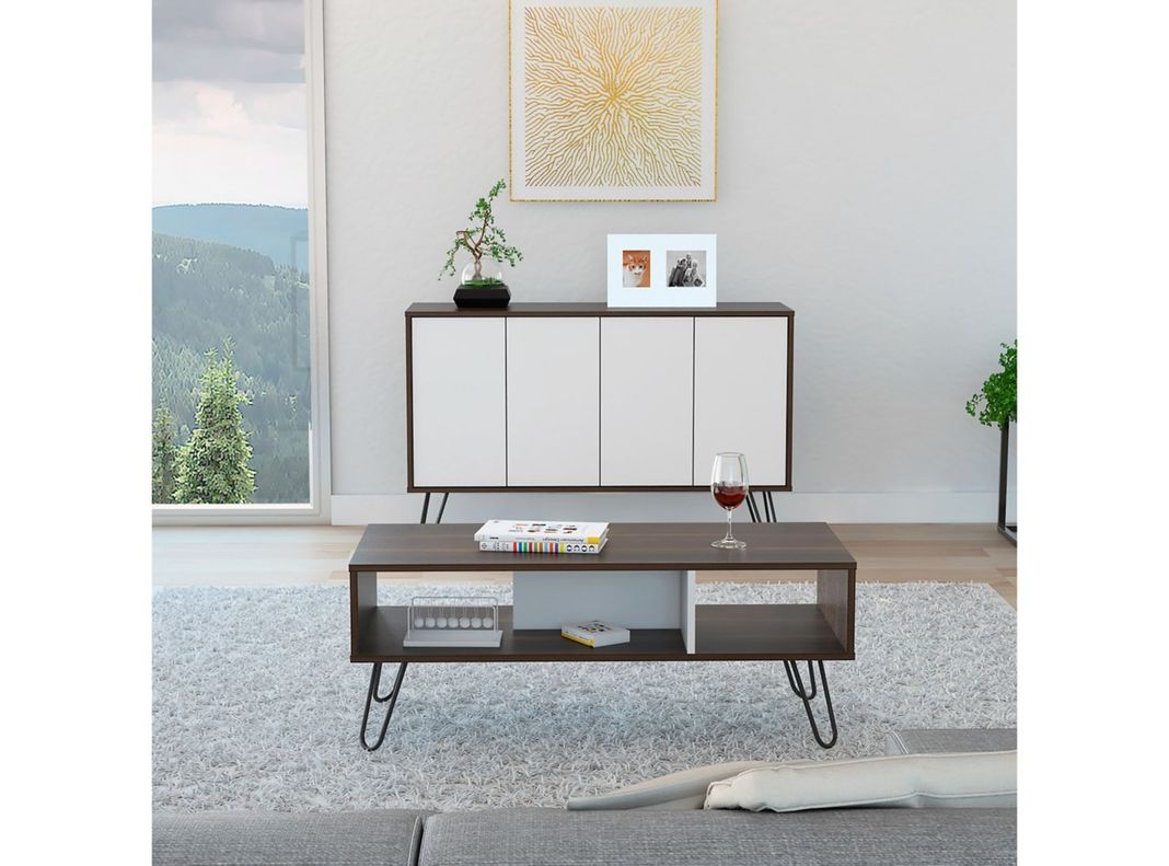 Arrimo + Mesa Centro Vassel Habano Blanco TuHome-1