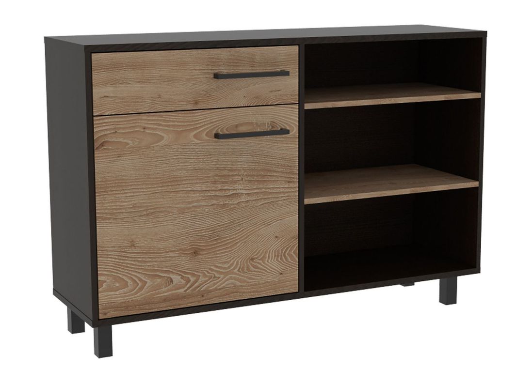 Arrimo + Mesa Centro Kaia Negro Miel TuHome-6