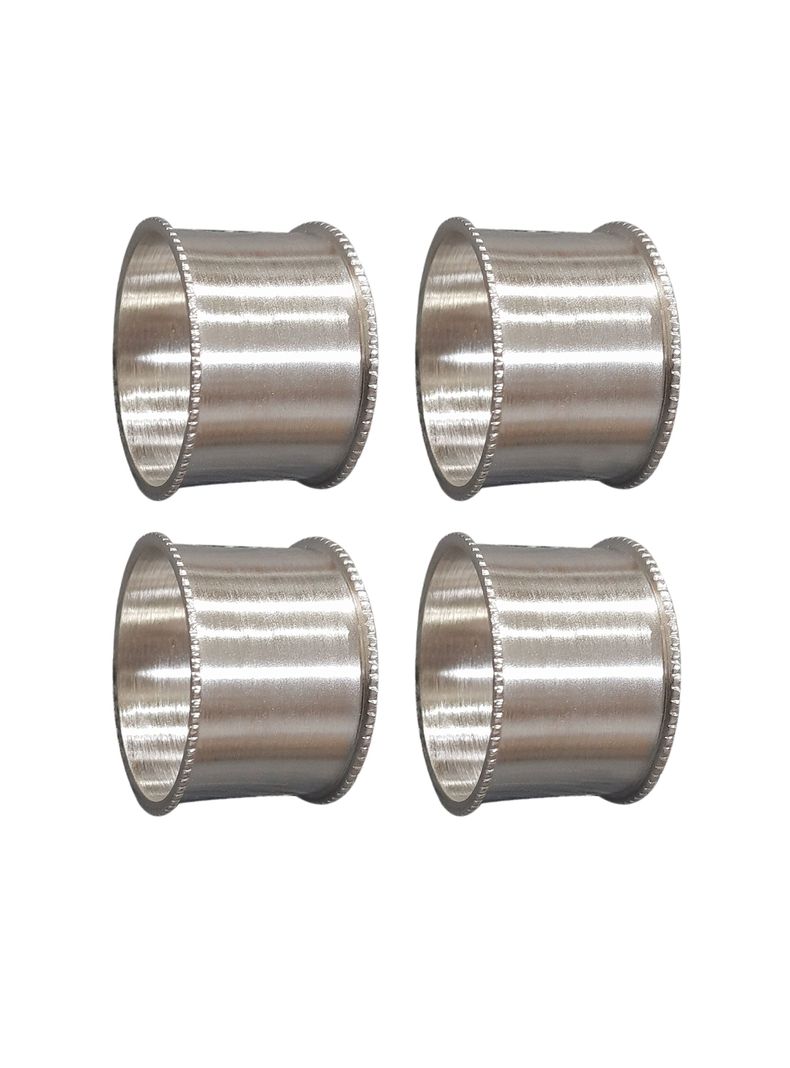 Set 4 Porta Servilletas Plata-3