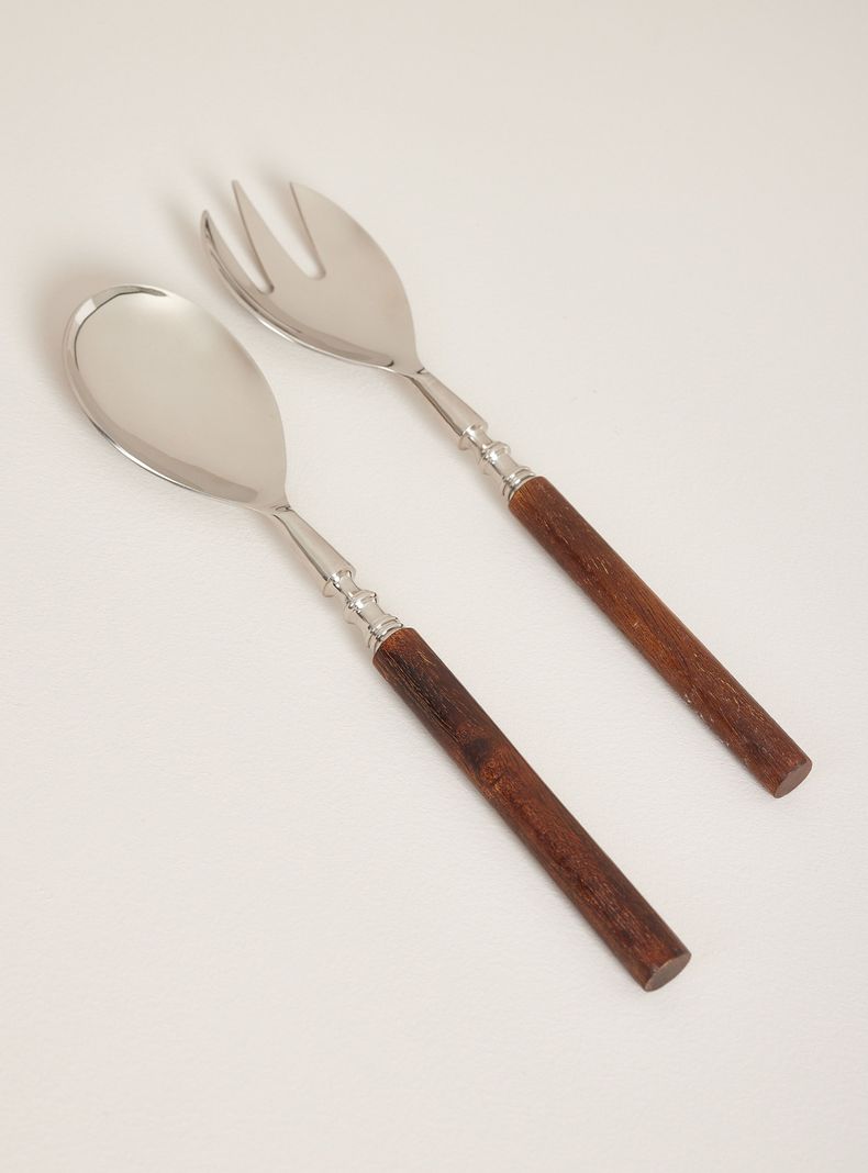 Set 2 Piezas para Servir Basic Madera-0