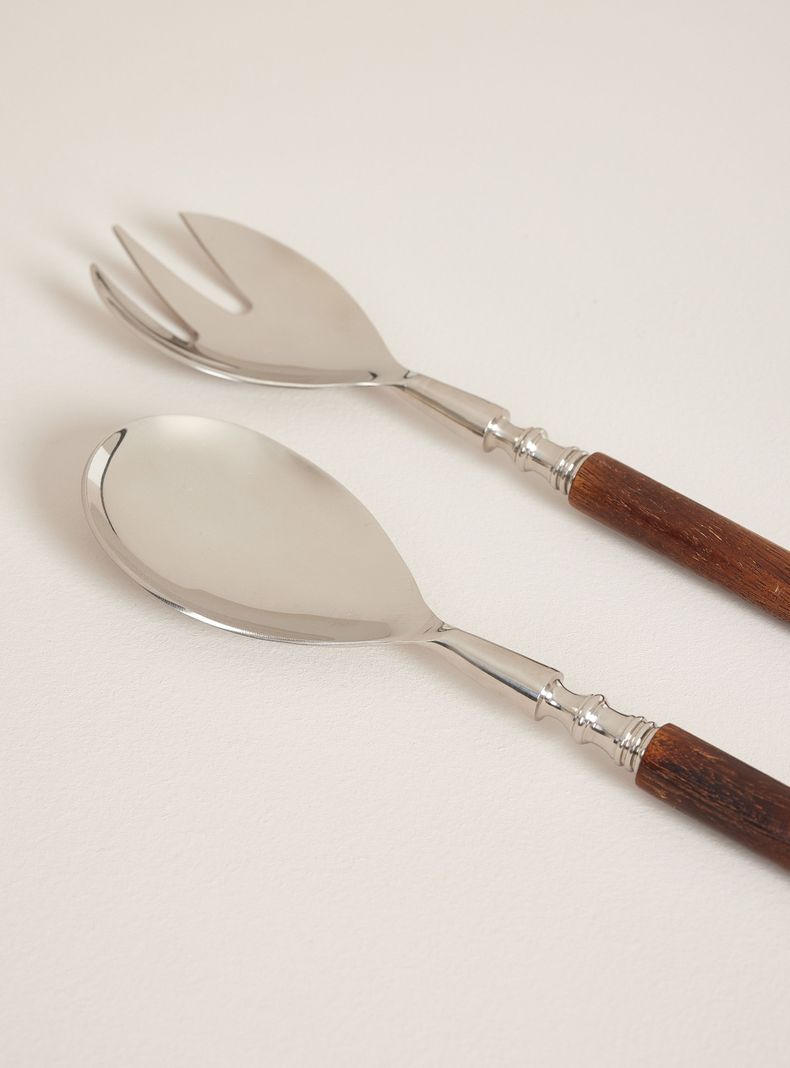 Set 2 Piezas para Servir Basic Madera-1