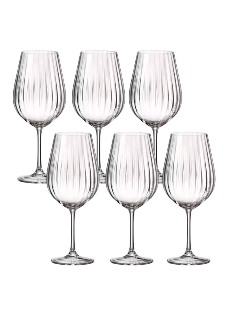 Set 6 Copas Cristal Tinto Sarah Waterfall 520 ml-0