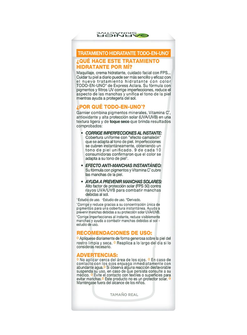 Tratamiento Hidratante Color Garnier Express Aclara Color Medio 40 g-1