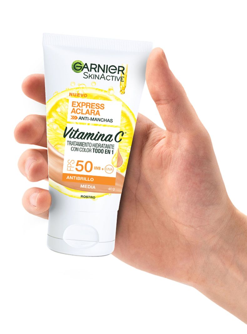 Tratamiento Hidratante Color Garnier Express Aclara Color Medio 40 g-2