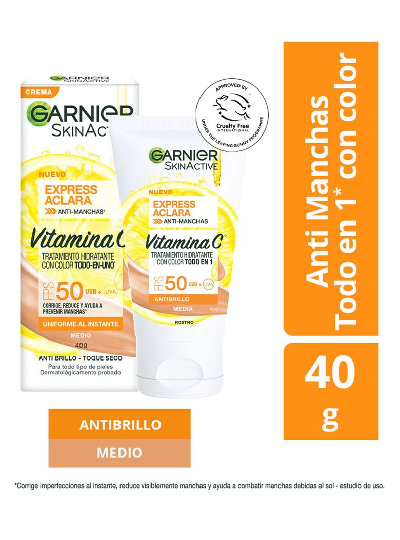 Tratamiento Hidratante Color Garnier Express Aclara Color Medio 40 g-0
