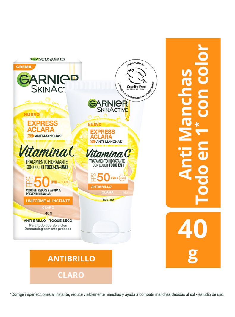 Crema Garnier Express Aclara Tono Claro 40 g-0