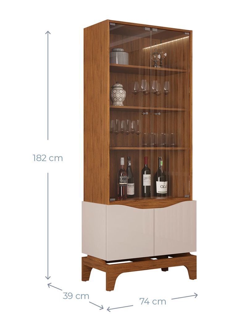Vitrina Cristalera Nice-1