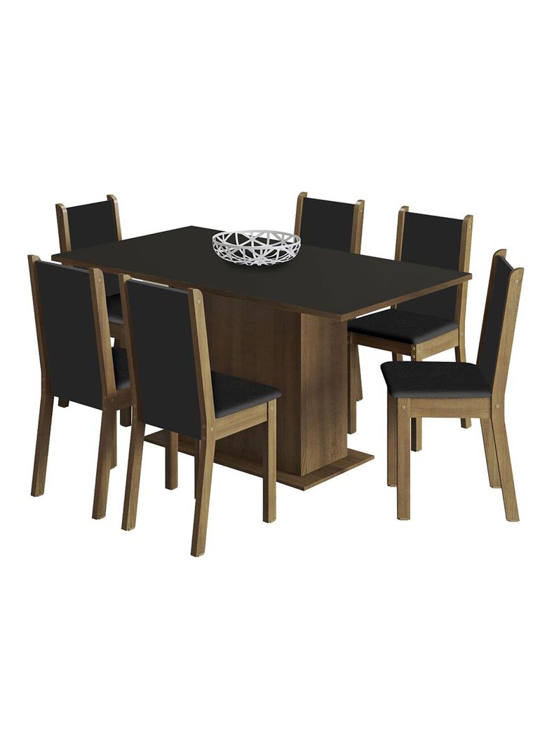 Juego de Comedor Suecia 6 Sillas-0