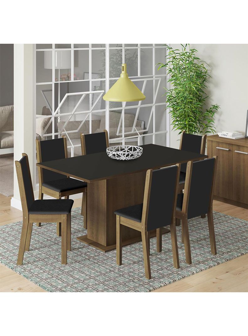 Juego de Comedor Suecia 6 Sillas-3