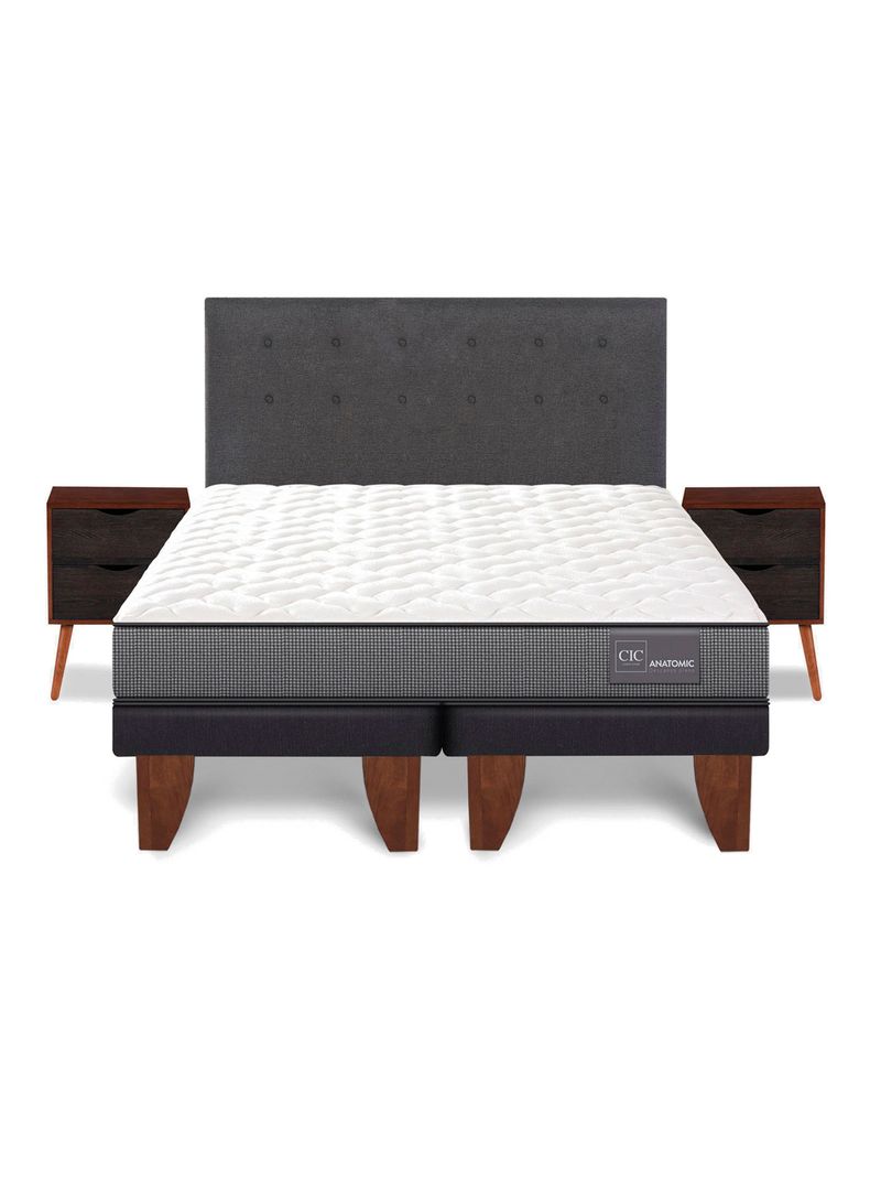 Cama Europea Anatomic King + Set Eufrates-2