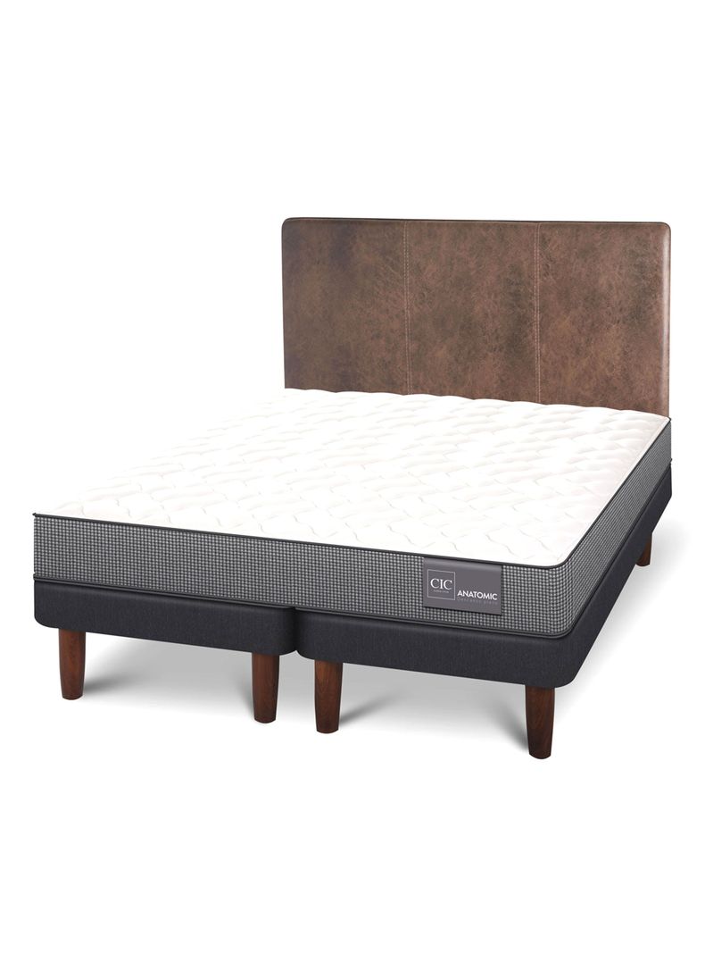 Cama Europea Anatomic King + Respaldo Baker-0