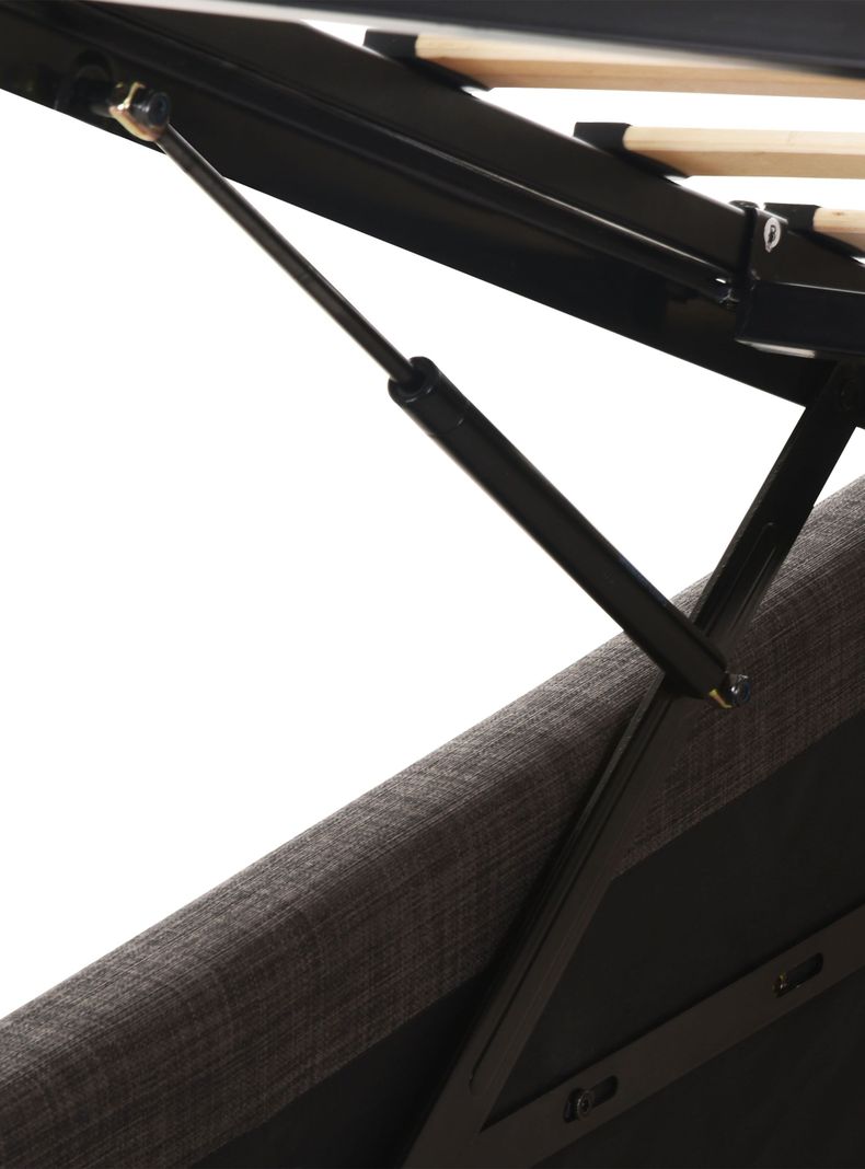Cama Space Box Anatomic 1.5 + Velador Torino-4