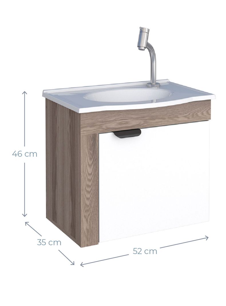 Mueble Vanitorio Aéreo Jasmim-1