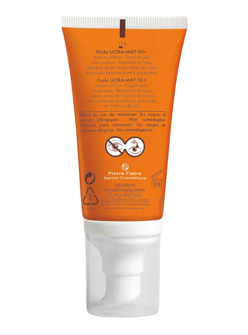 Bloqueador Fluido Ultra-Mat SPF50+ Sin Color 50 ml-1