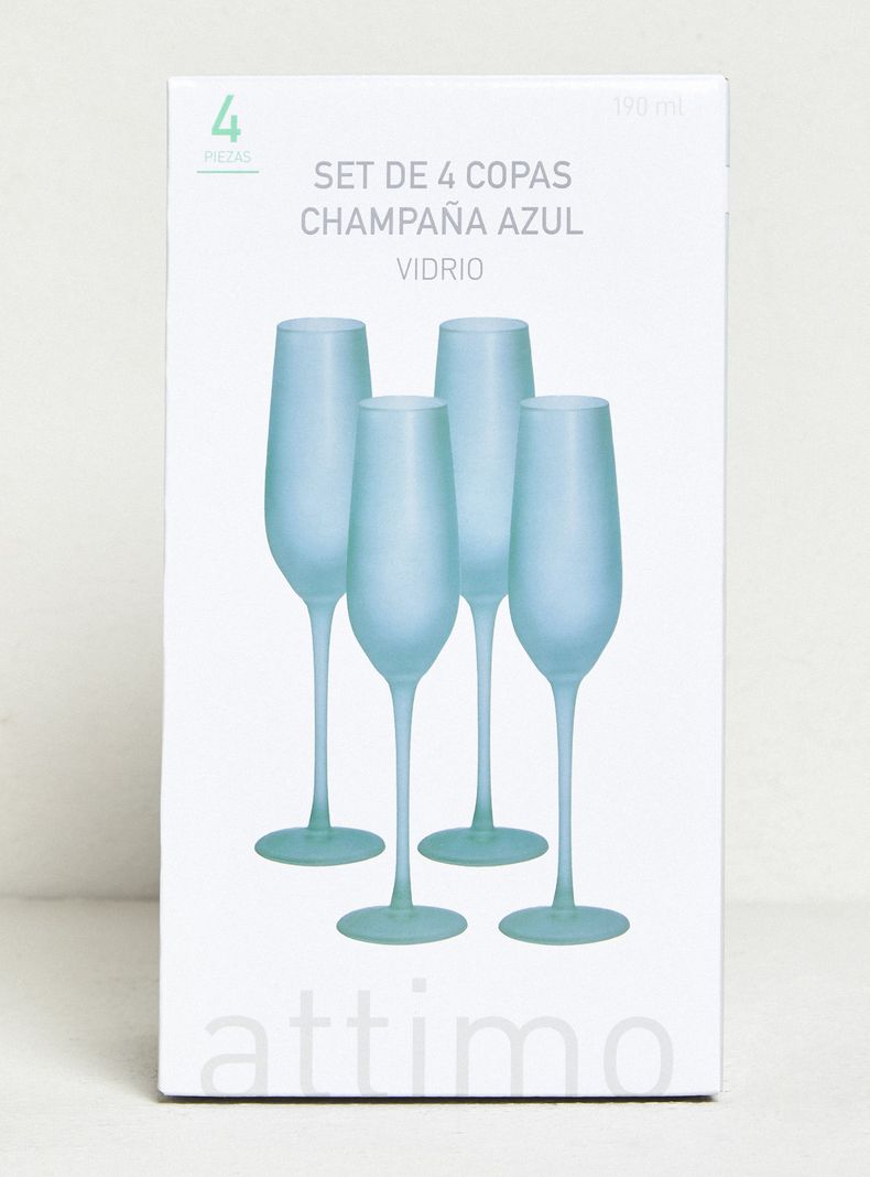 Set 4 Copas Champaña 190 ml-3