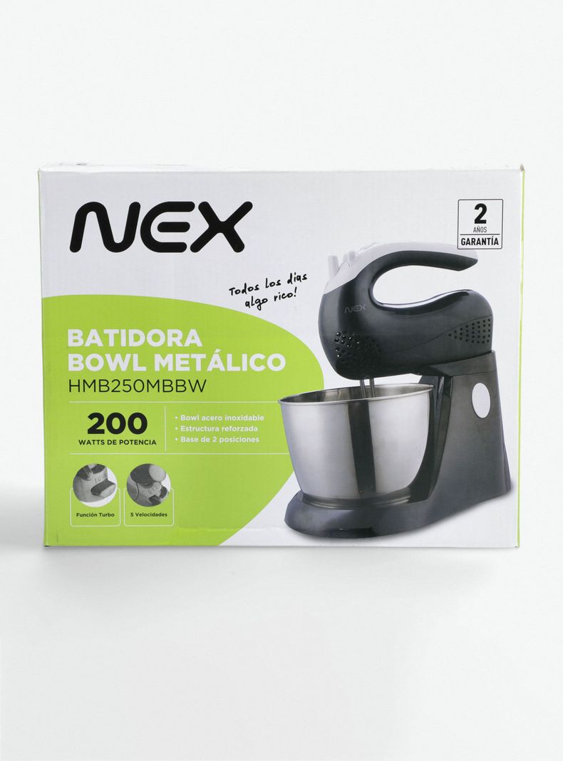 Batidora Bowl Metálico HMB250MBBW-4
