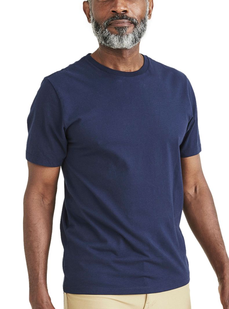 Polera Manga Corta Algodón Lisa-0