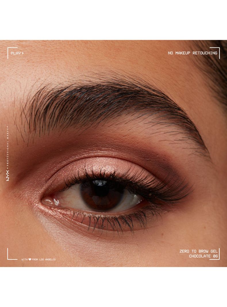 Gel de Cejas NYX Professional Makeup Zero To Brow Chocolate 2 ml-3