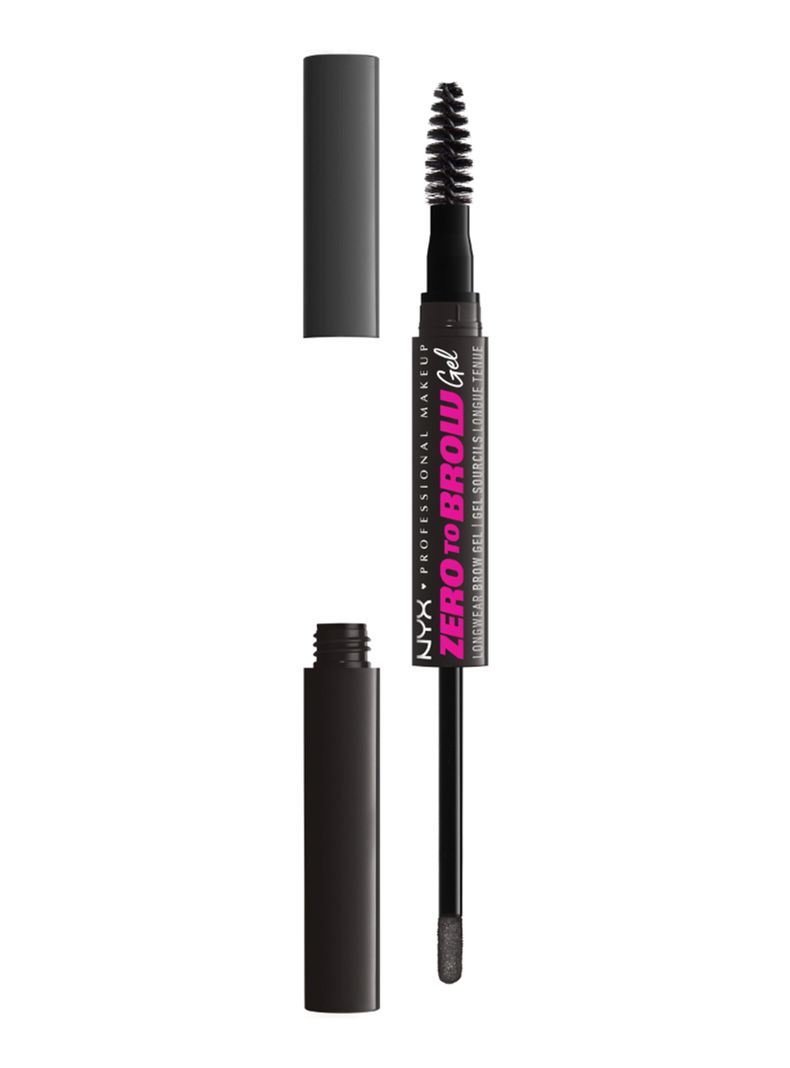 Gel de Cejas NYX Professional Makeup Zero To Brow Black 2 ml-0