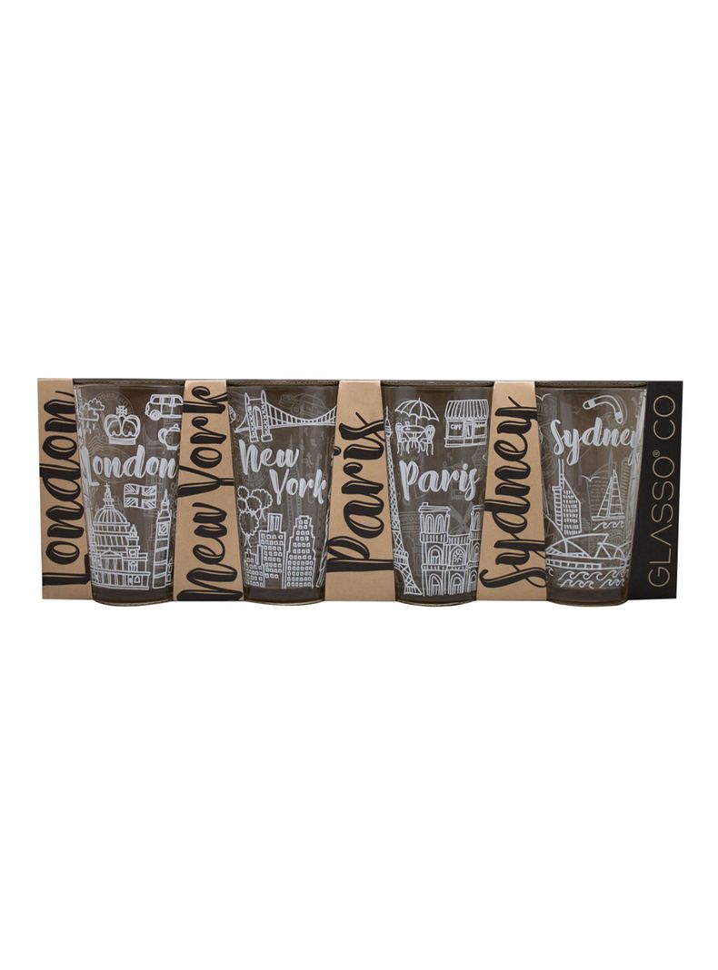 Set 4 Vasos City Collection 480 ml-1