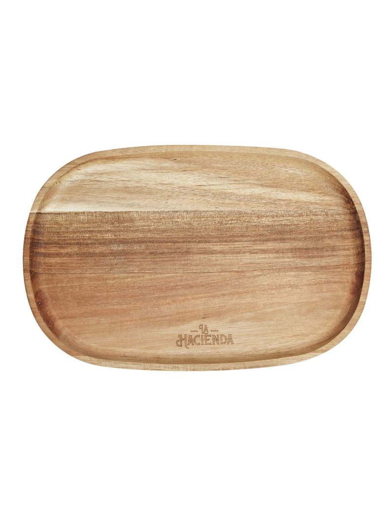 Plato Piqueo Acacia 30x19.5 cm-0