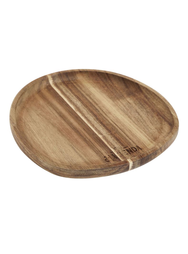 Plato Piqueo Acacia 25 cm-1