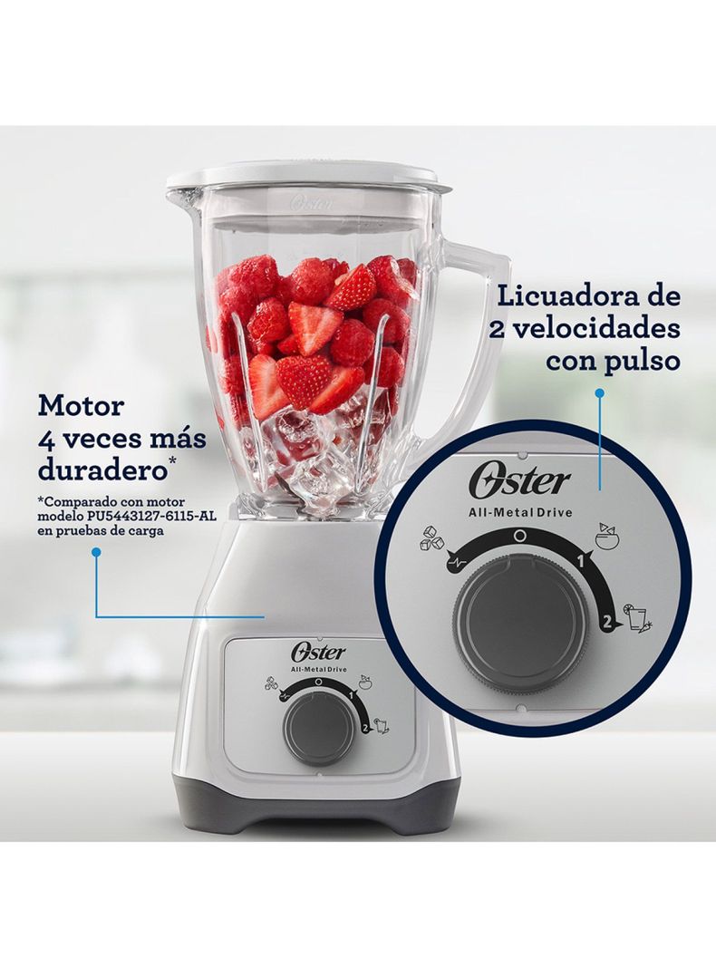 Licuadora 2 Velocidades 550W + Pulso Boroclass BLSTKAG-WRD-1