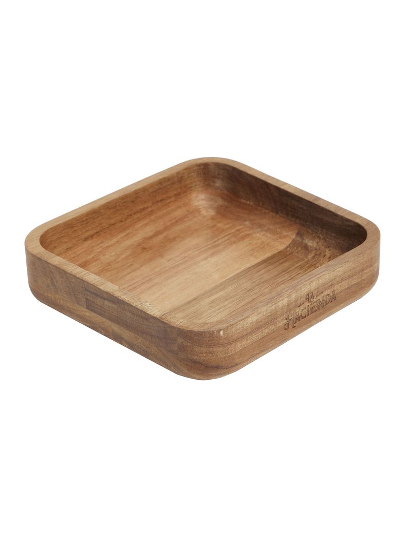 Plato Piqueo Hondo Acacia 18x18 cm-1