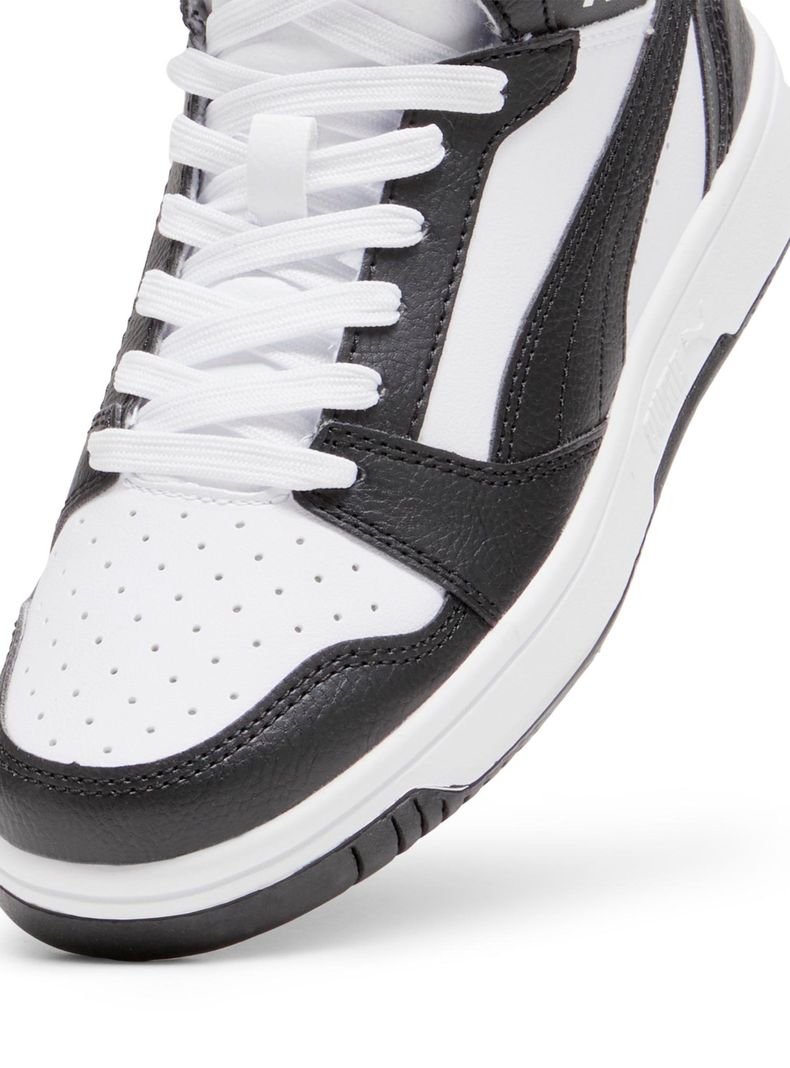 Zapatilla Urbana White Jr.Rebound V6 Mid Unisex-2