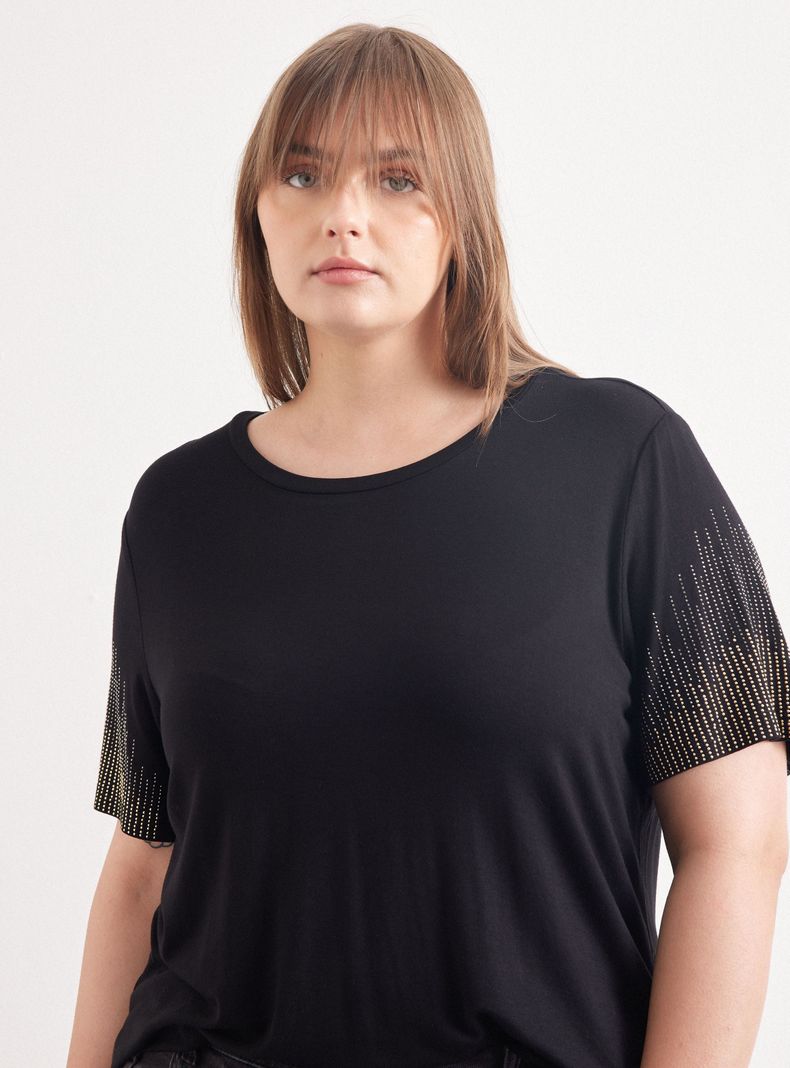 Polera Strass en Mangas-2