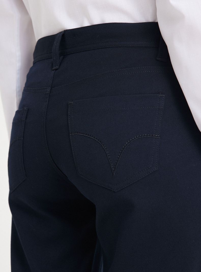 Pantalón Spandex Azul Marino Niña Talla 10 A 16-2