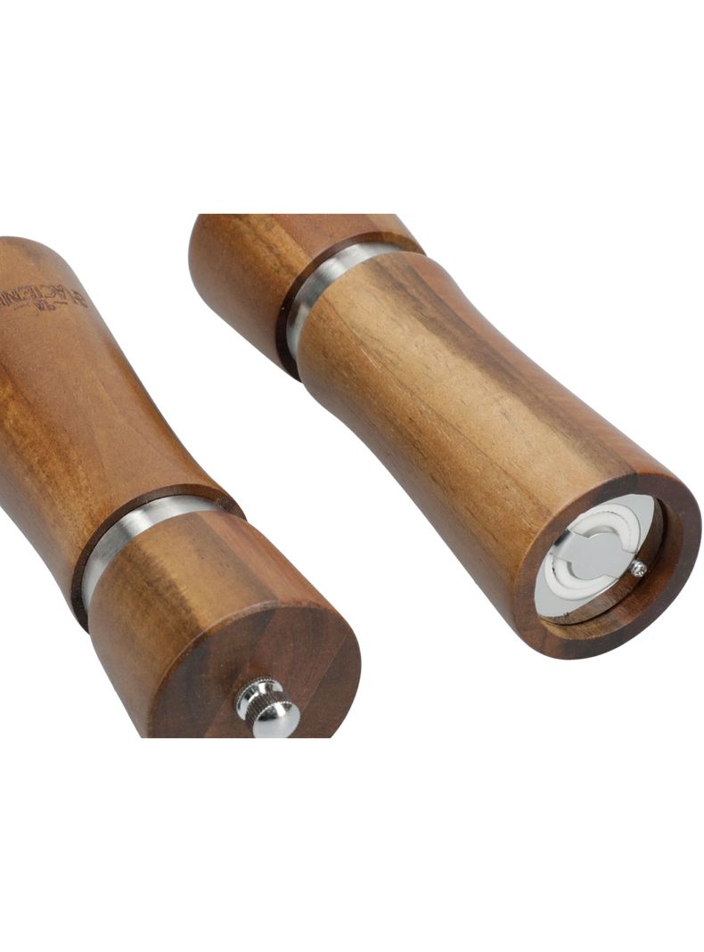 Set 2 Pimientero/Salero Acacia 16.5 cm-2