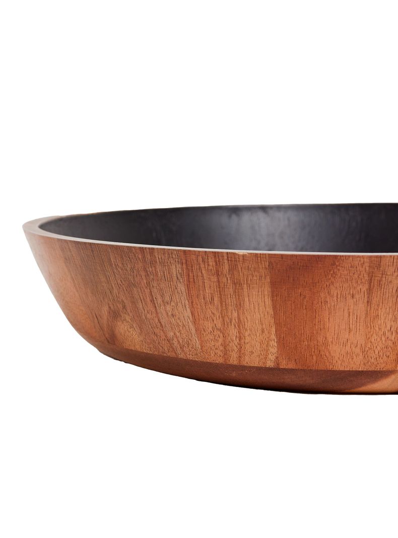 Bowl Servir Negro 40 cm Madera-2