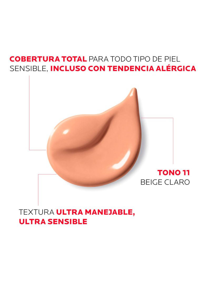 Base Fluida Correctora Toleriane Make Up Tono 11 30 ml-4