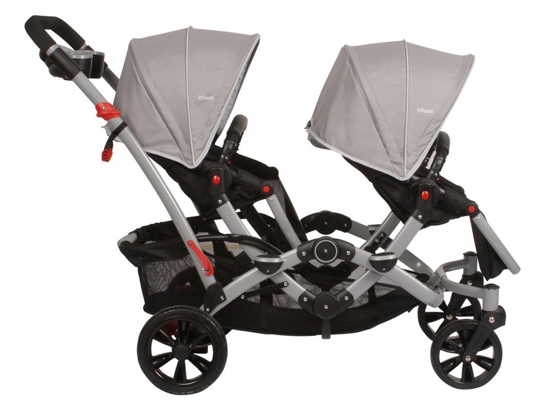 Coche Infanti Duo Ride Gris-1