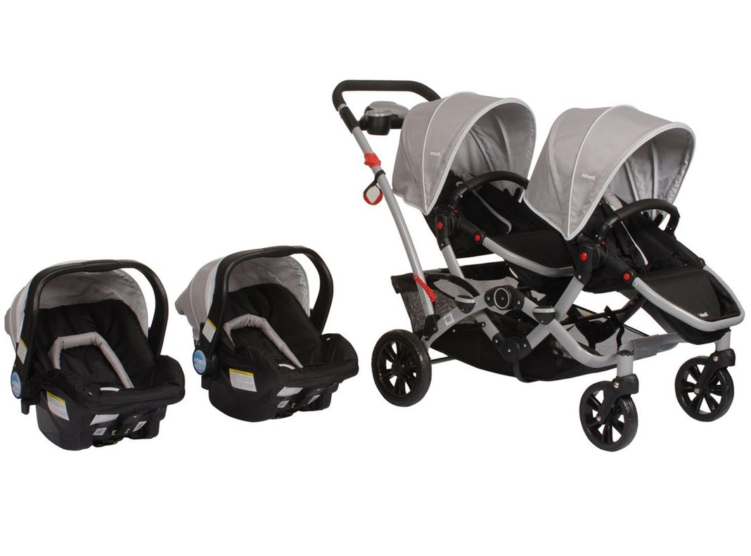Coche Infanti Duo Ride Gris-3