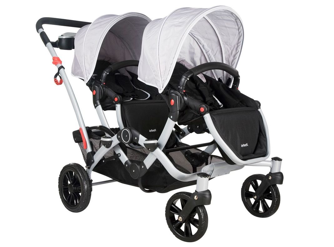 Coche Infanti Duo Ride Gris-0