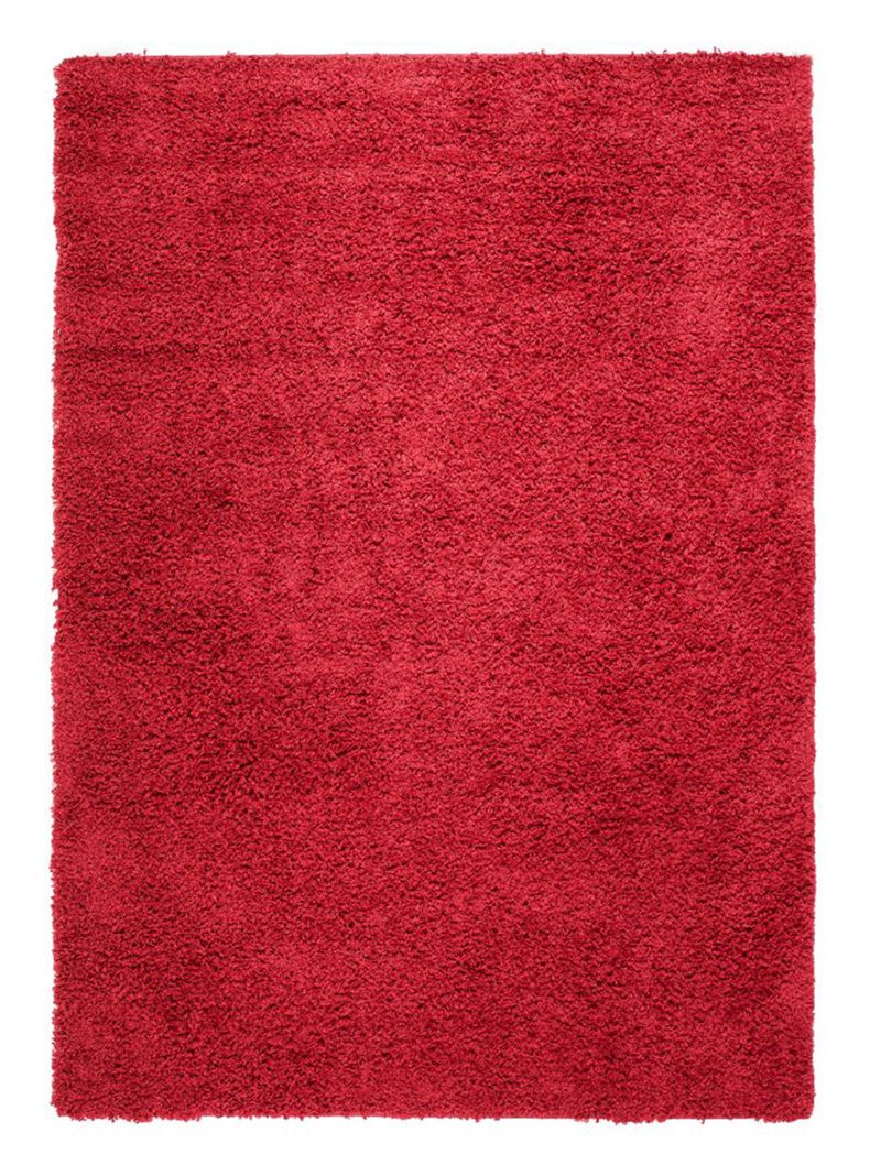 Alfombra Casino Shaggy Rojo 150 x 220 cm-0