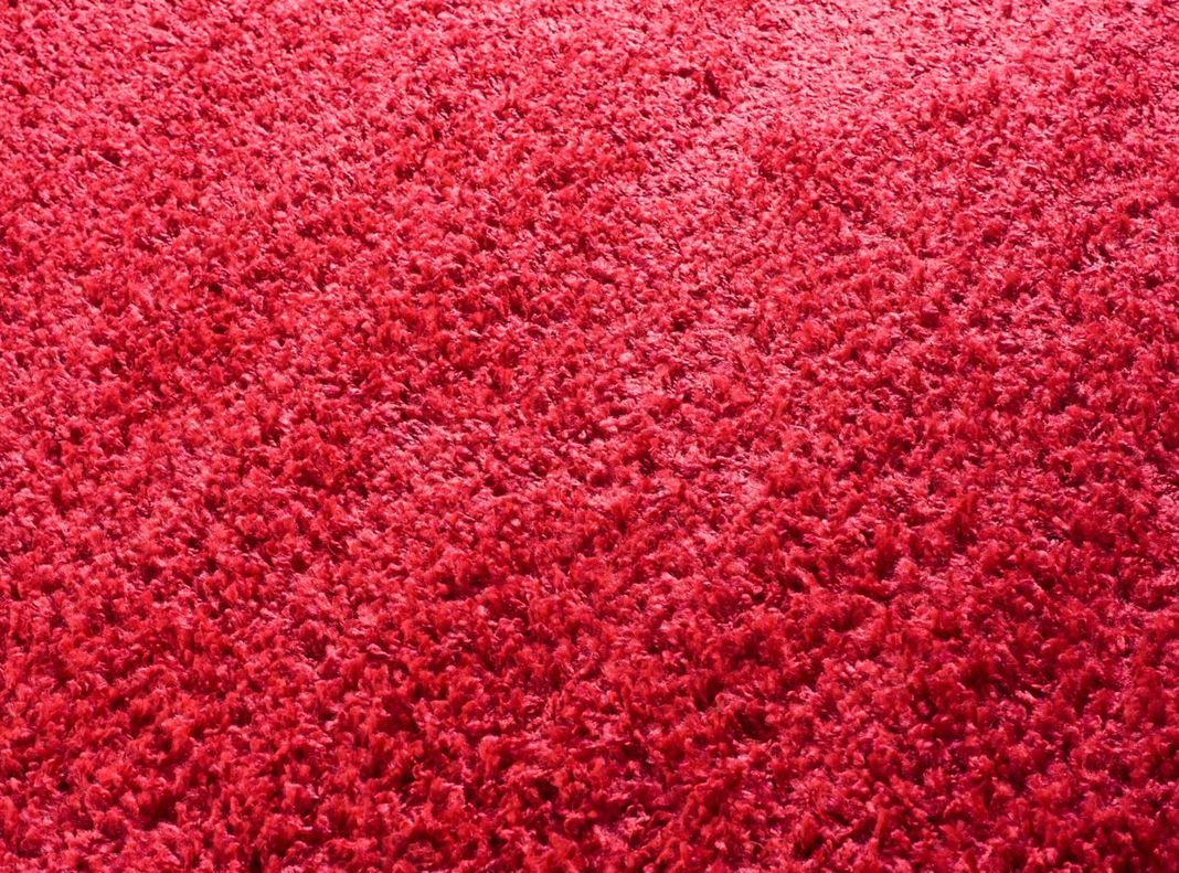 Alfombra Casino Shaggy Rojo 150 x 220 cm-2
