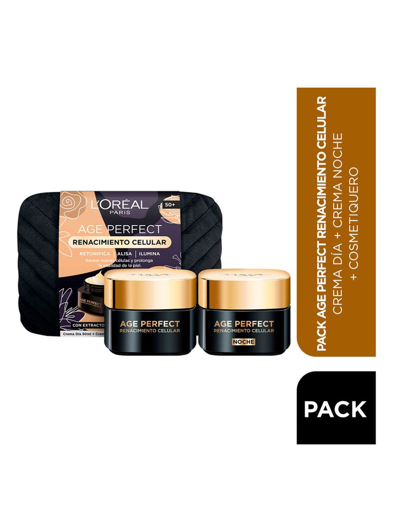 Pack Dermo Expertise L'Oréal Paris Age Perfect Renacimiento Celular Cremas Día + Noche-0